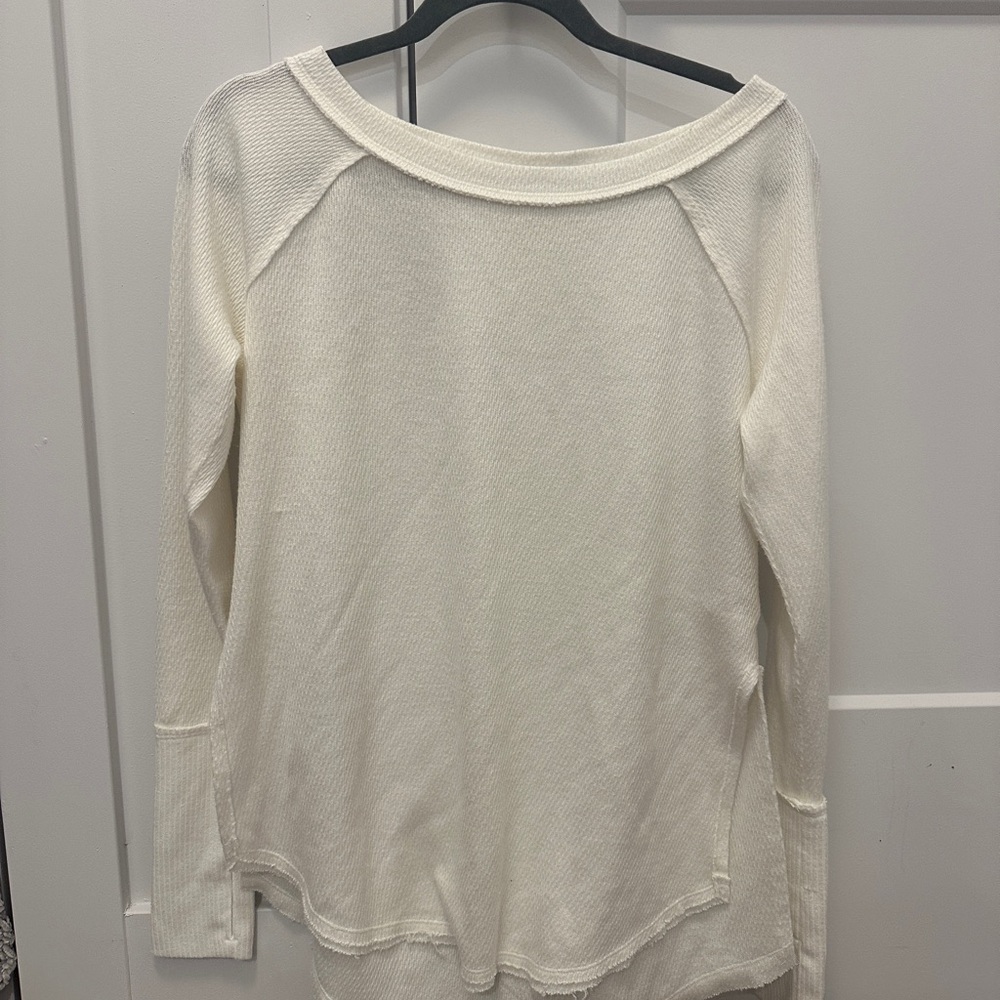 We The Free Off-White Long Sleeve Top